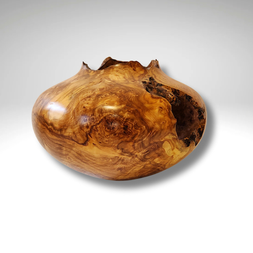 Click to view detail for JW-233 Aspen Burl Vessel $375